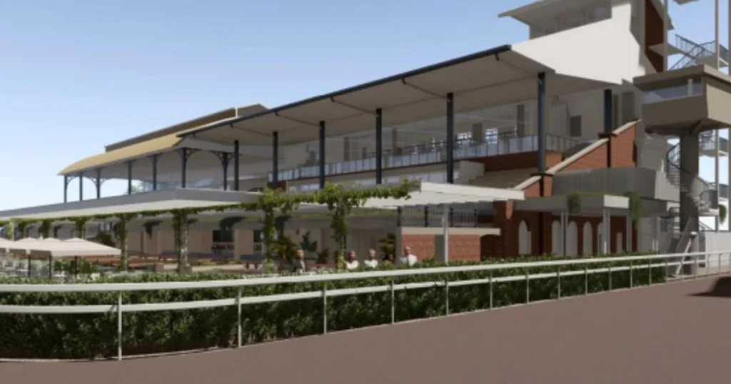 Paddock and Members Stands